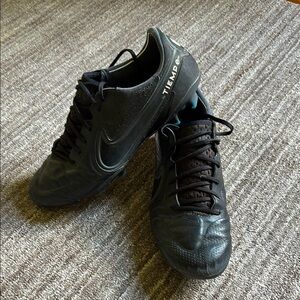 Nike Tiempo Legend 9 Elite FG Black Cleats